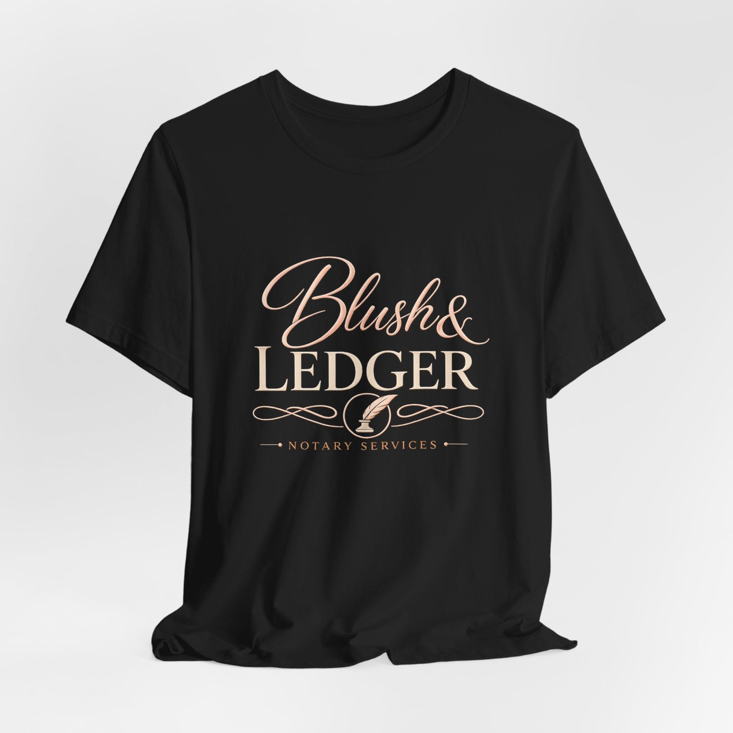 Blush & Ledger Signature Tee- Notary Edition
