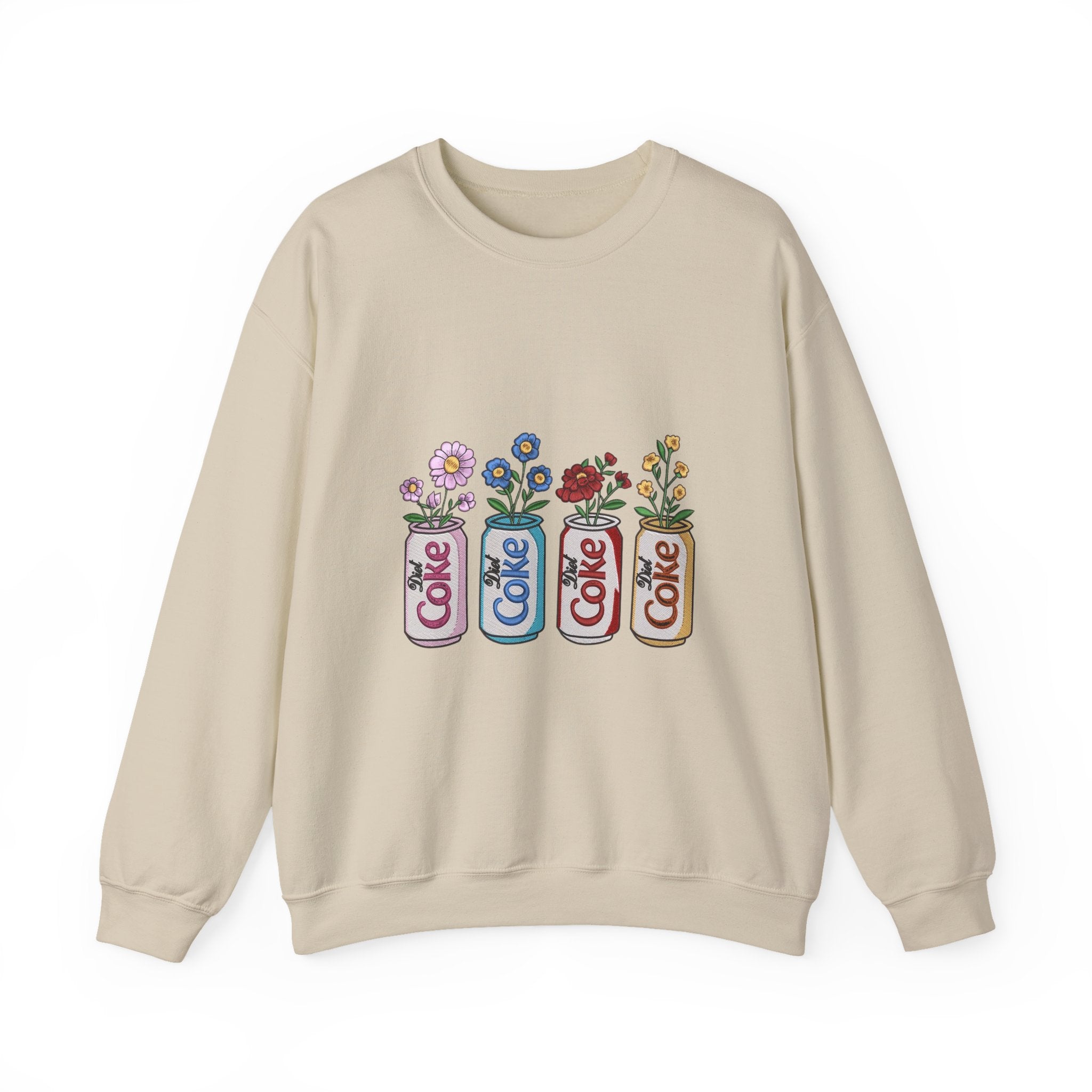 Flower Diet Coke Crewneck Sweatshirt