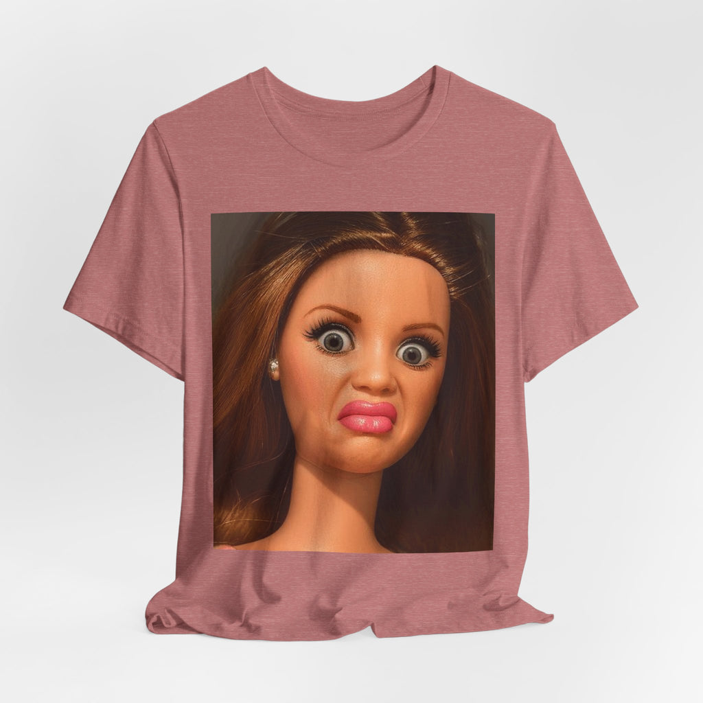 Disgusted Doll Jersey Short Sleeve Tee