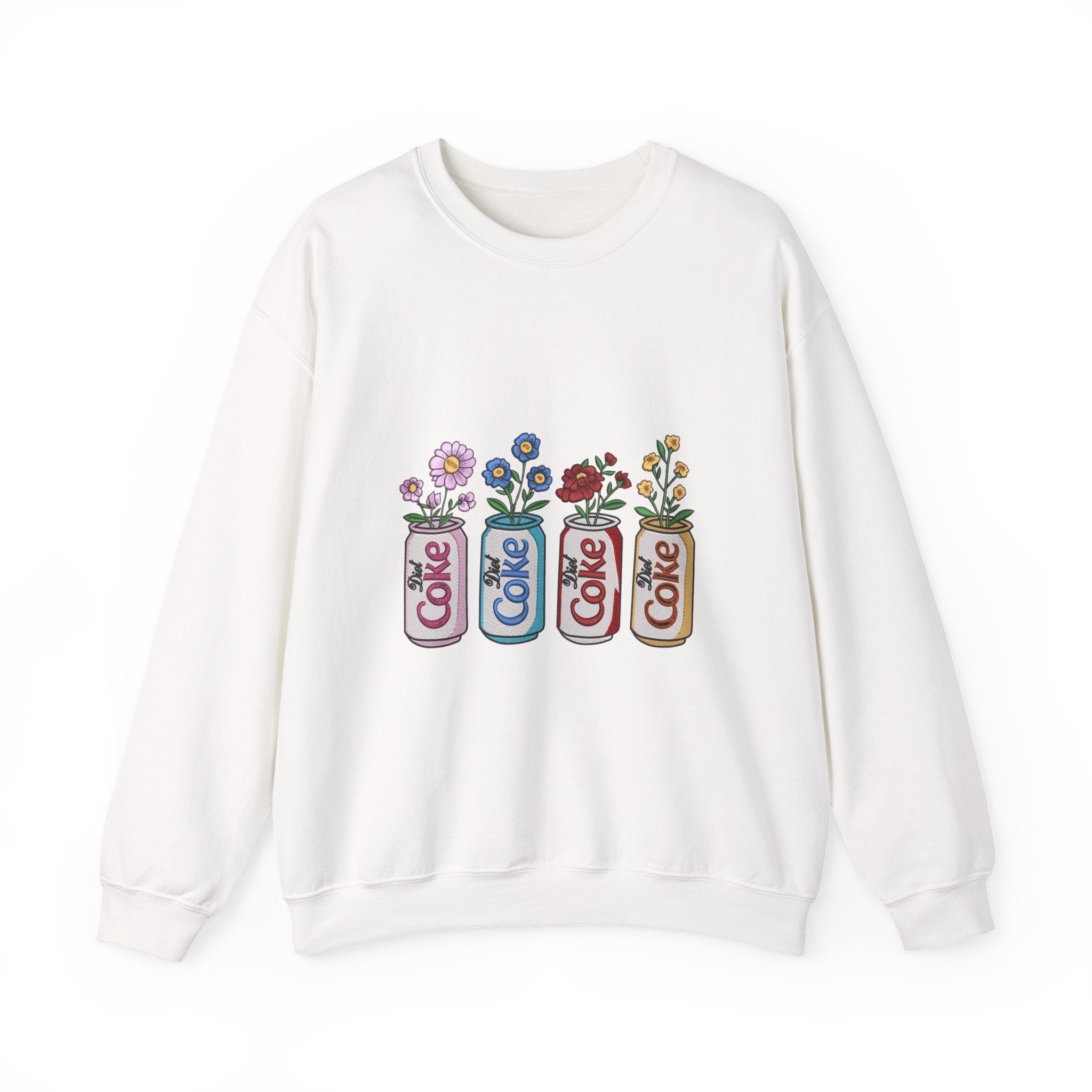Flower Diet Coke Crewneck Sweatshirt