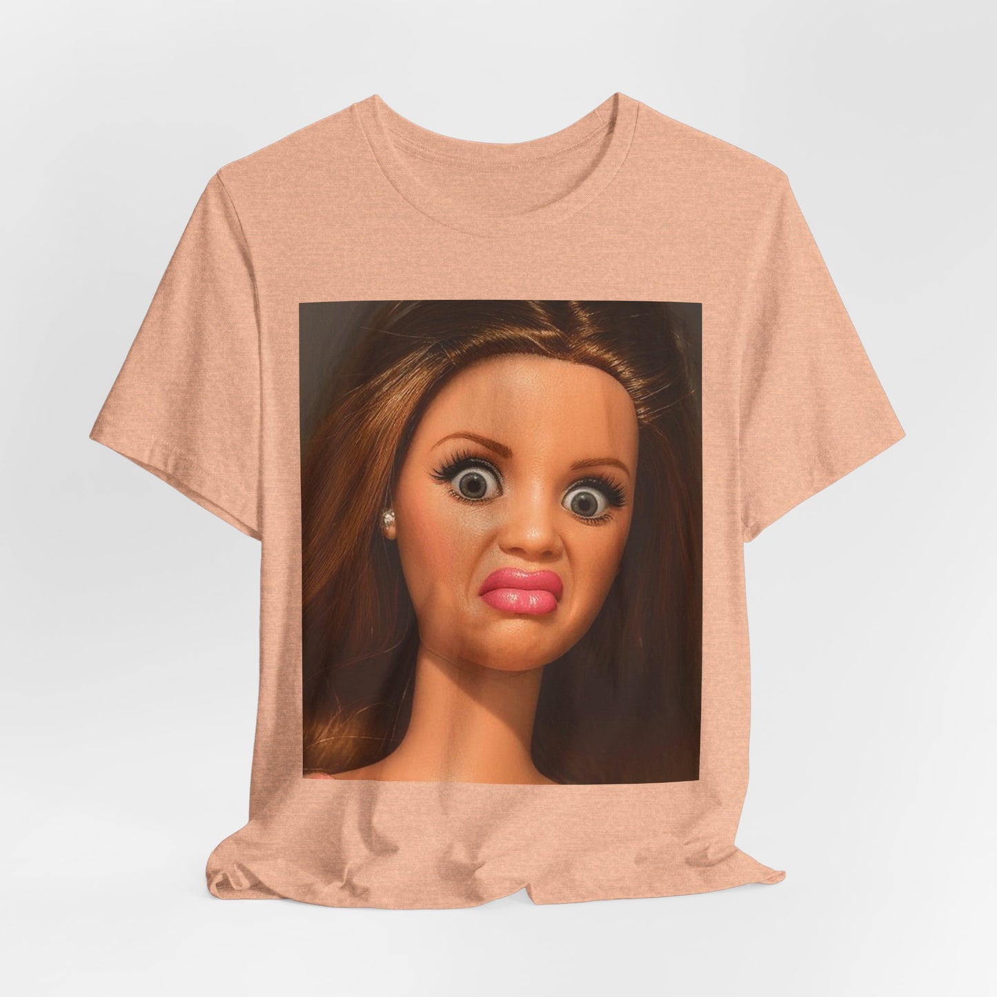 Disgusted Doll Jersey Short Sleeve Tee