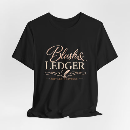 Blush & Ledger Signature Tee- Notary Edition