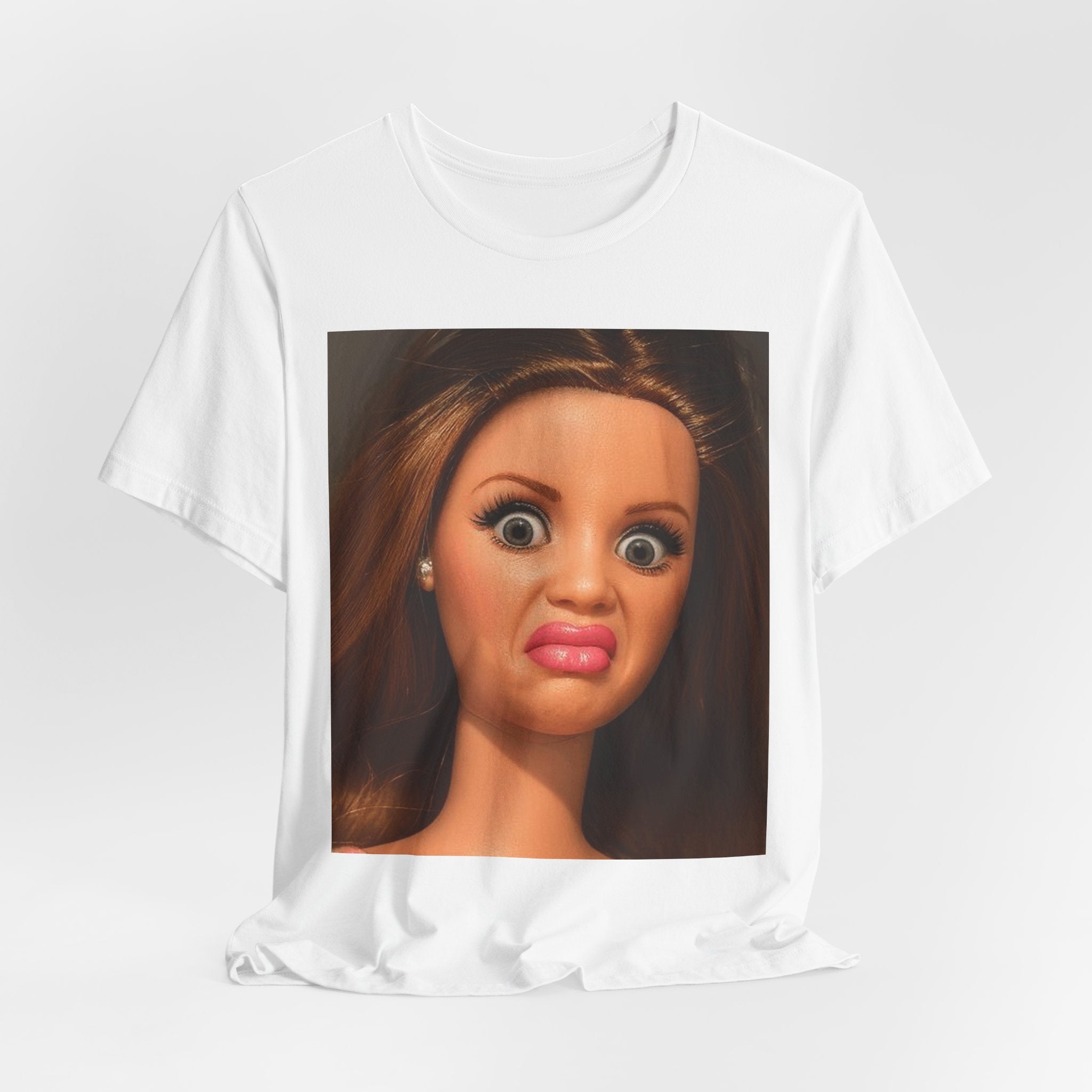 Disgusted Doll Jersey Short Sleeve Tee
