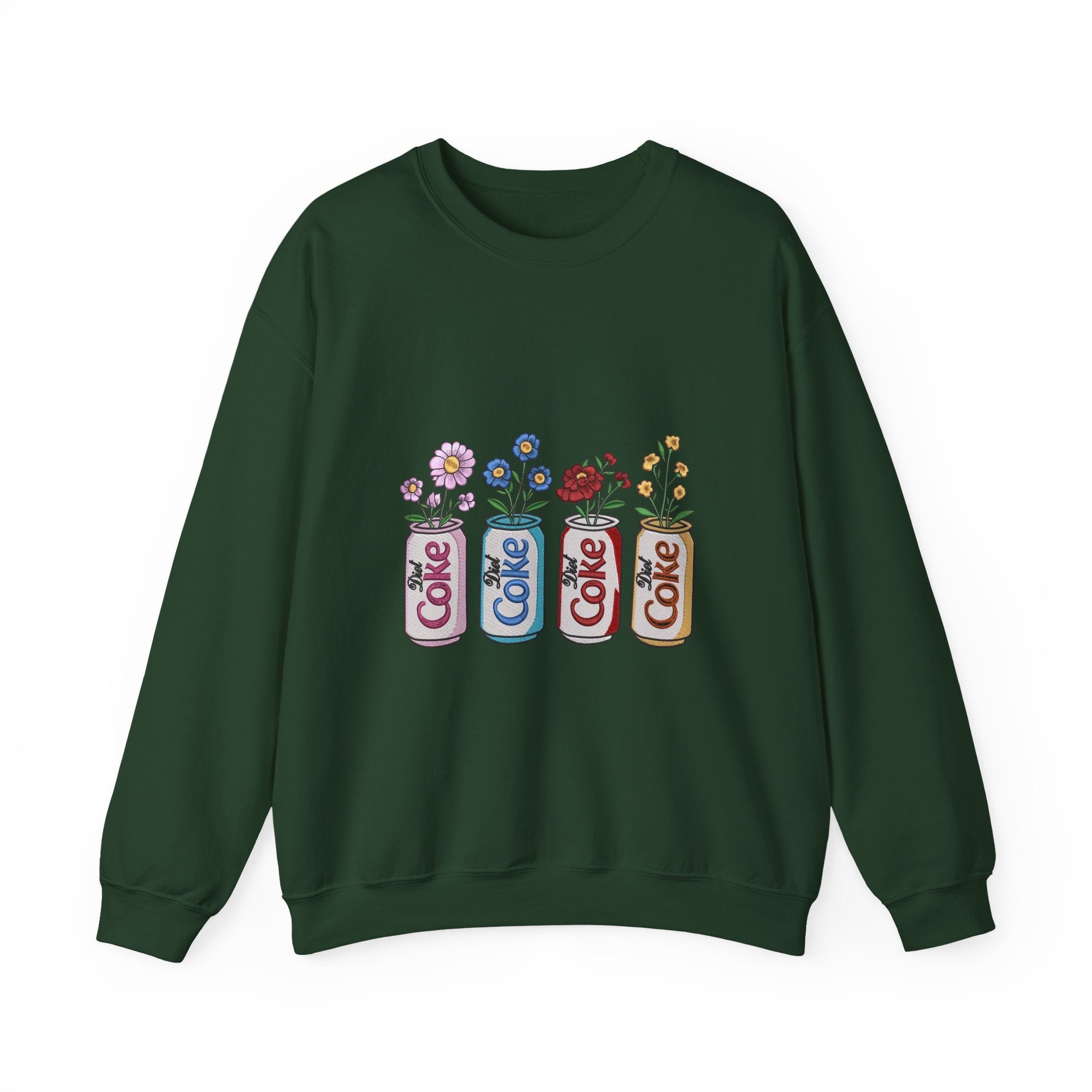 Flower Diet Coke Crewneck Sweatshirt