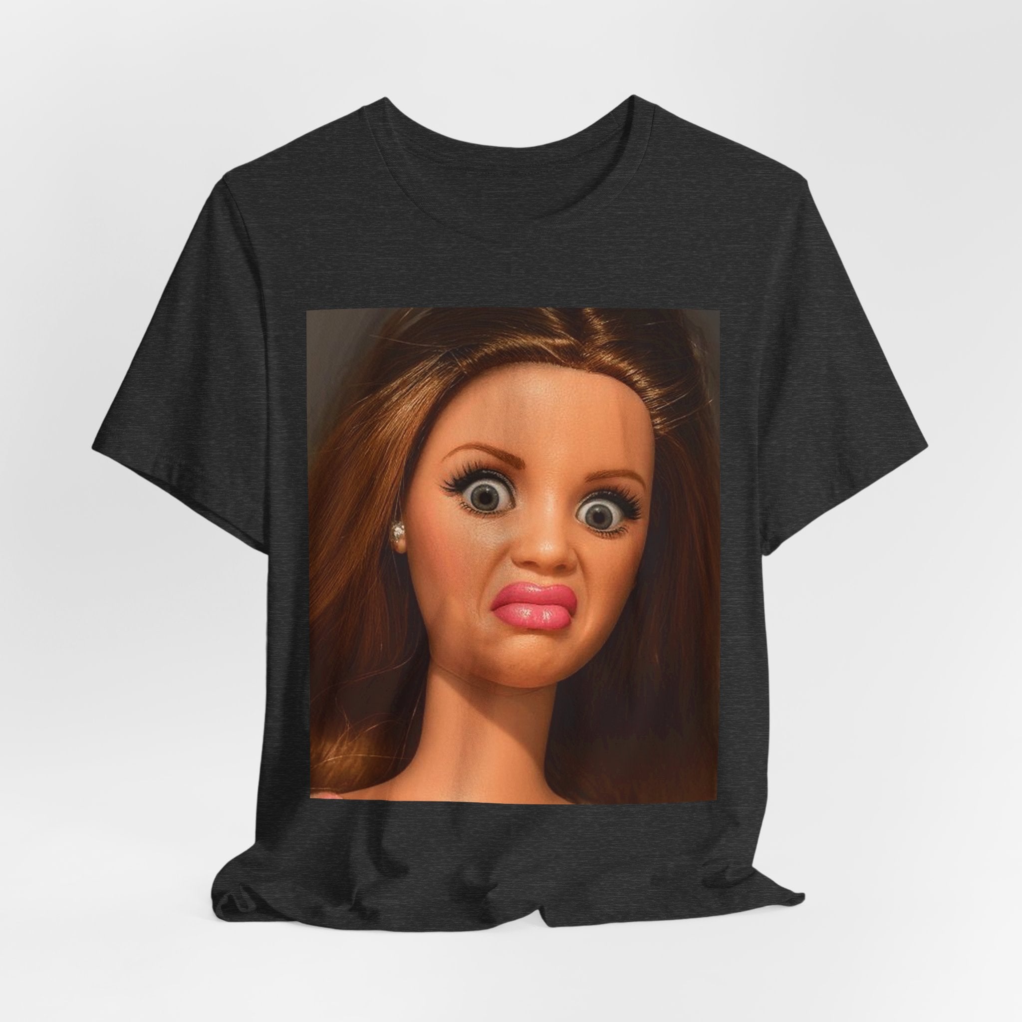 Disgusted Doll Jersey Short Sleeve Tee