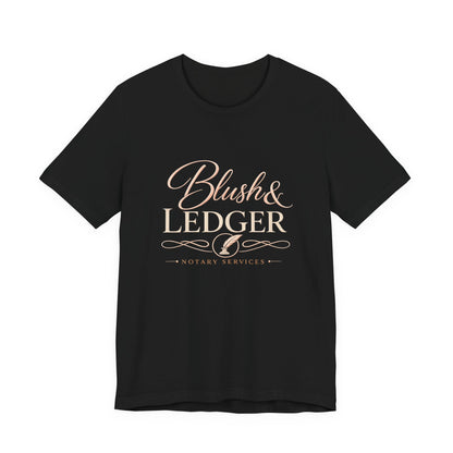Blush & Ledger Signature Tee- Notary Edition