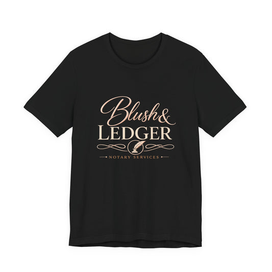 Blush & Ledger Signature Tee- Notary Edition