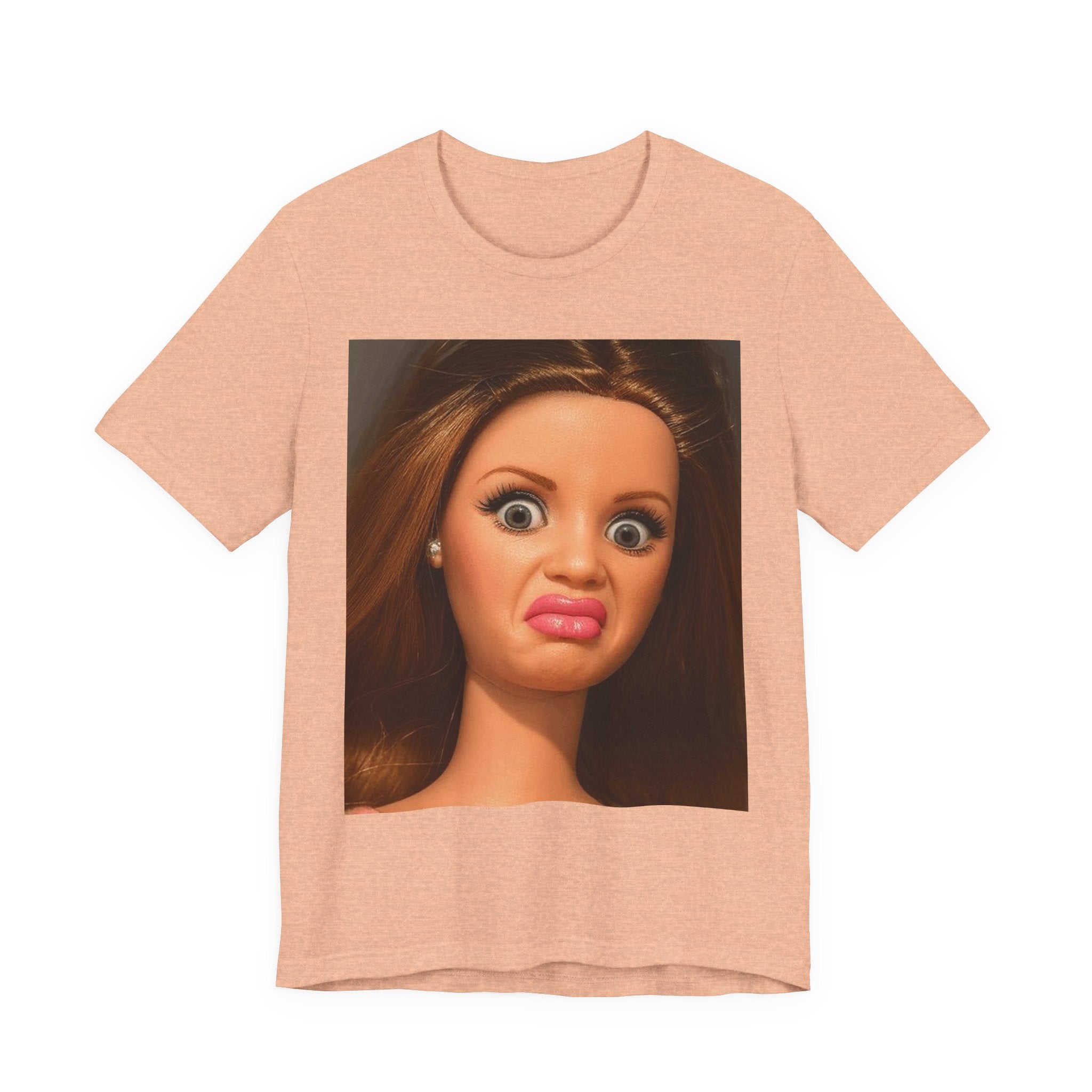 Disgusted Doll Jersey Short Sleeve Tee
