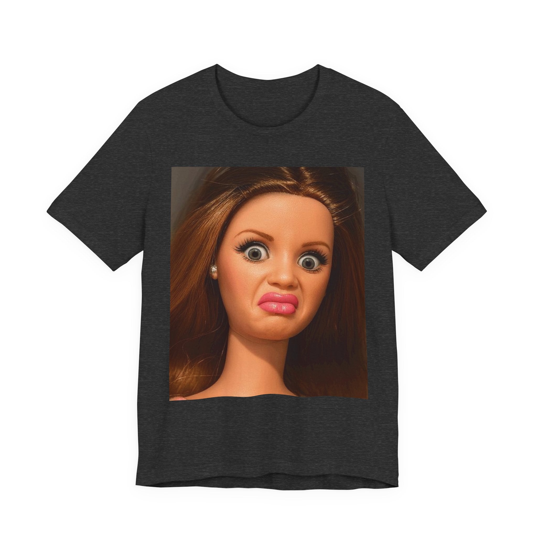 Disgusted Doll Jersey Short Sleeve Tee